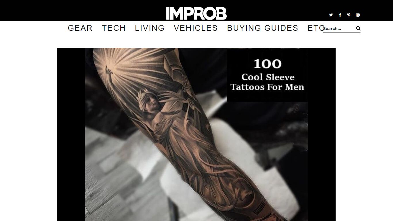 Top 100 Best Sleeve Tattoos For Men: Cool Design Ideas ... - Improb